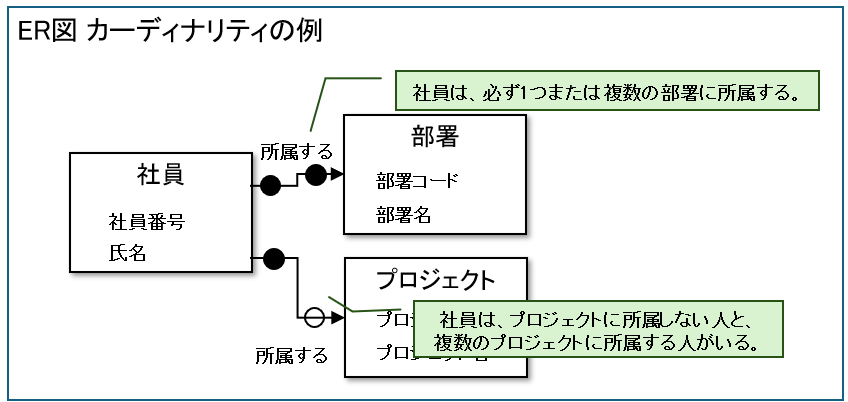 カーディナリティの例